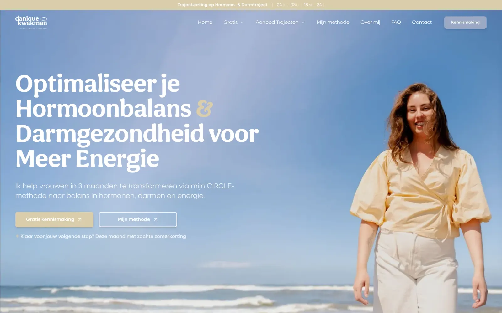 Danique Kwakman — website ontworpen door Nieuwblik
