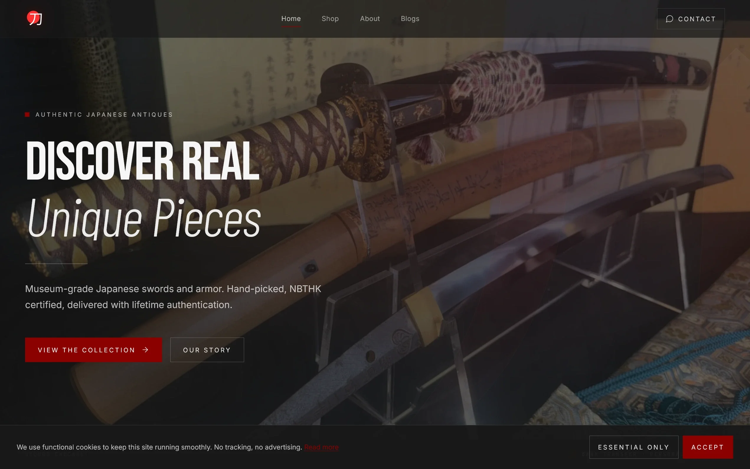 Kyodai Originals — website ontworpen door Nieuwblik