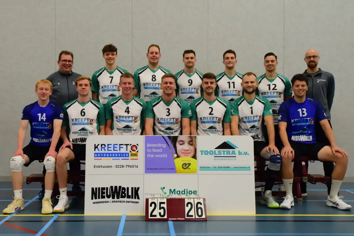 Nieuwblik sponsort VV Madjoe Heren 1