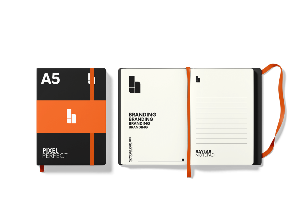 baylab notepad branding